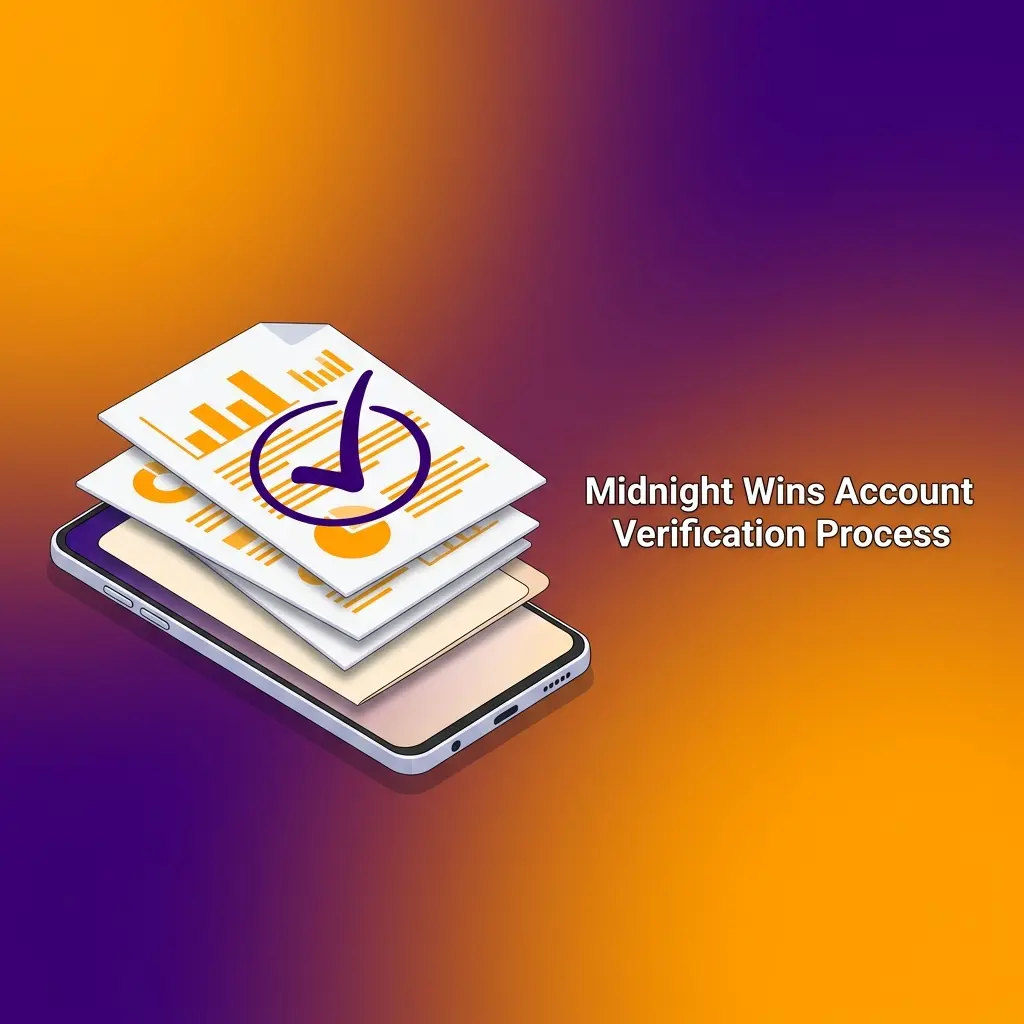 Midnight Wins KYC account verification process showing required documents for UK players including ID and proof of address