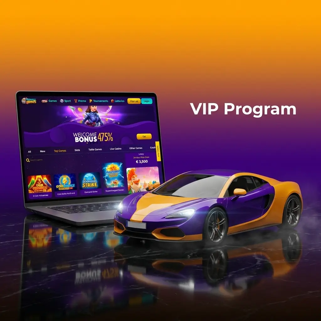 Midnight Wins VIP loyalty programme tiers: Bronze, Silver, Gold, Platinum, and Diamond rewards for players